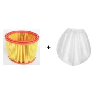 Filtro Permanente Mais Capa Tecido Para Aspirador De Pó Electrolux/wap Serve A10/a20 Antigo