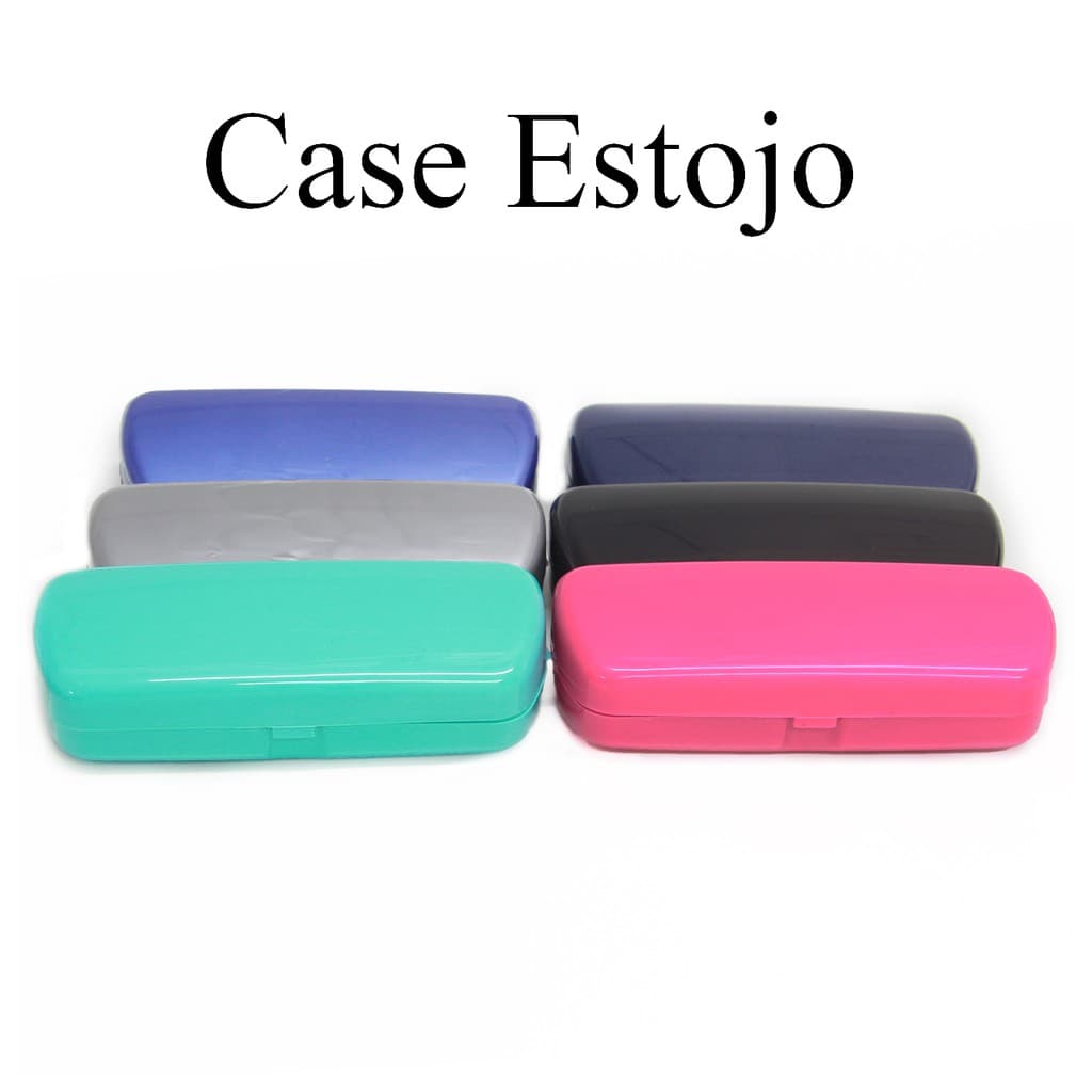 Case Estojo Rígido para Guardar  e Proteger Óculos + Flanela