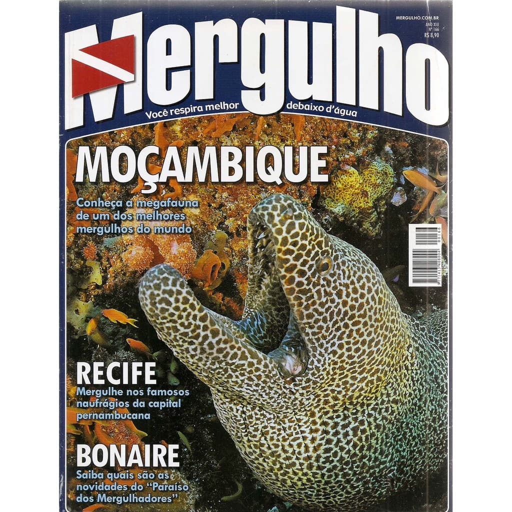Mergulho Nº 166 (Maio/2010) - Moçambique, Recife, Bonaire