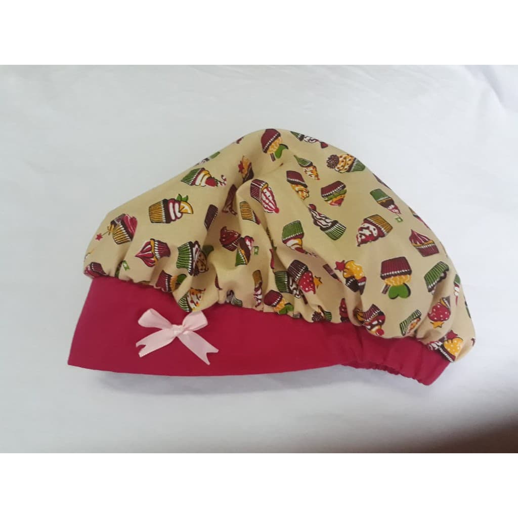 Touca De Tecido, Cozinha, Enfermagem, Doceira, Dentista Ou Cirurgica