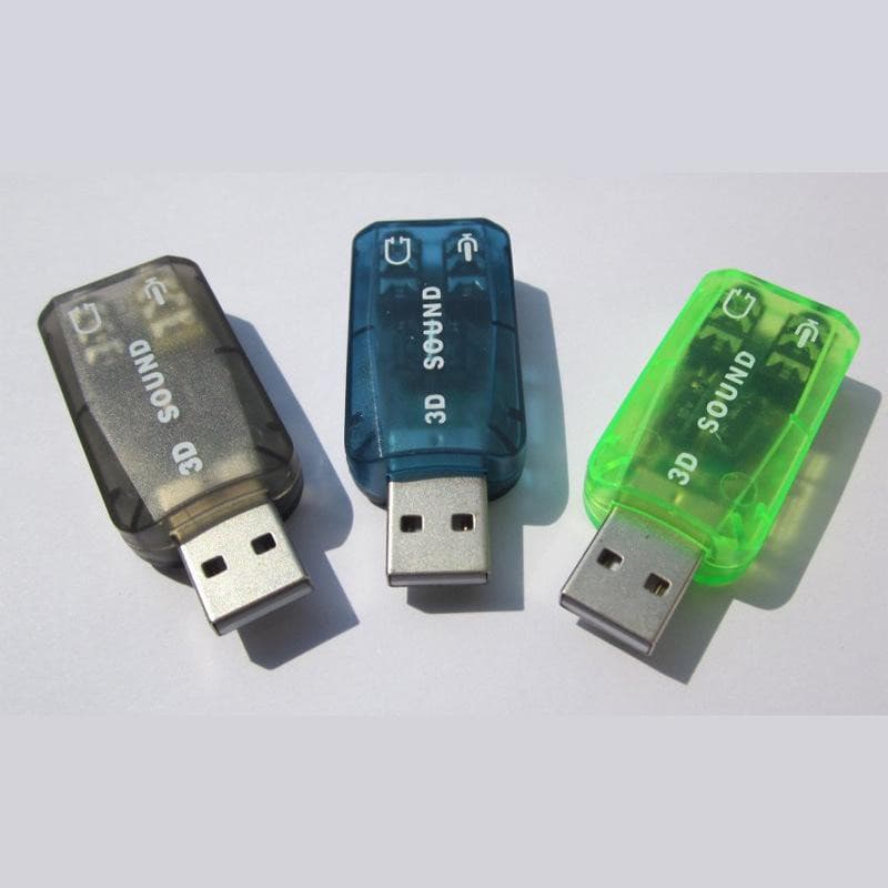 Placa De Som Usb 3d Sound 5.1 Virtual Plug Play Aúdio Pc Br