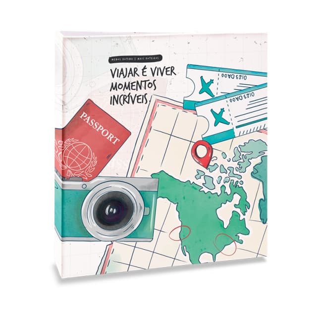 ALBUM VIAGEM REBITES PARA 120 FOTOS 10X15 - 561
