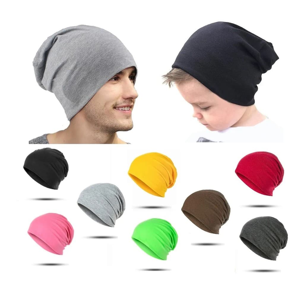 Beanie Touca Gorro Frio Unissex Adulto Infantil Malha Caida