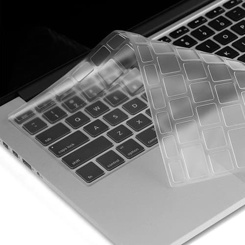 Para MacBook Silicone TPU Novo Ar 15 13 Pro 13 M4 M2 14 16 11 13.3 Retina 15.4 Flexível Utra Fino Claro Teclado Capa Pel