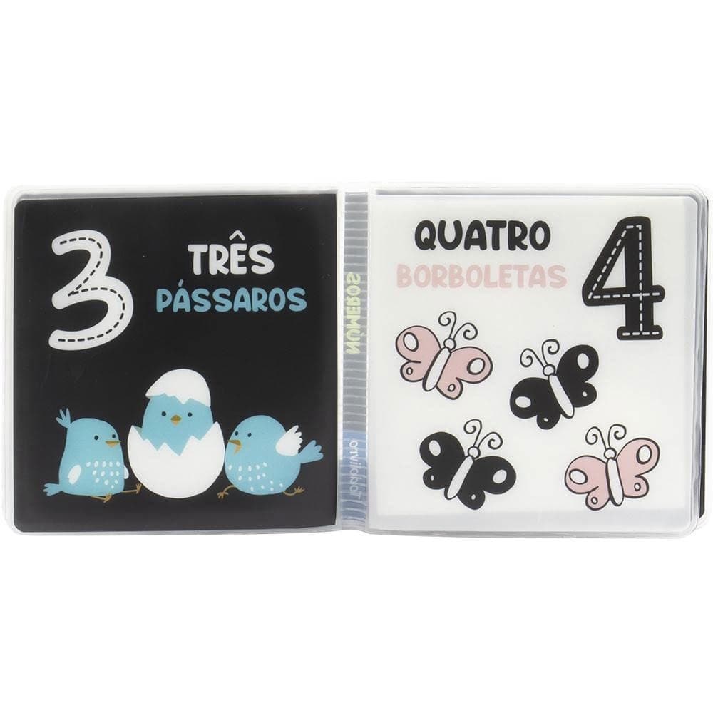 Olá, Bebê! Um livrinho Contraste de Banho: Números