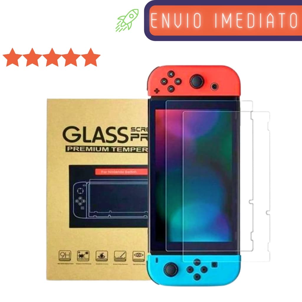 Película Protetora De Vidro Temperado 9h Film Para Tela Do Nintendo Switch ANTI Riscos Aranhões
