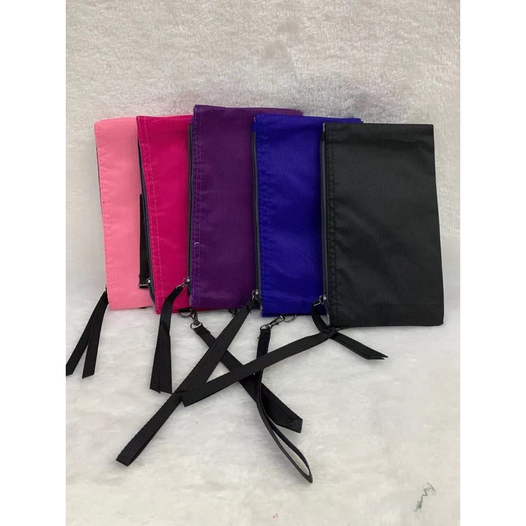 Necessaire Feminina Nylon Impermeável Bolsa Pequena com Zíper Porta Maquiagem Organizador Viagem Multiuso B110