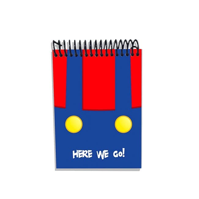 Caderneta Supermario Mario Bross Here We Go Video Game