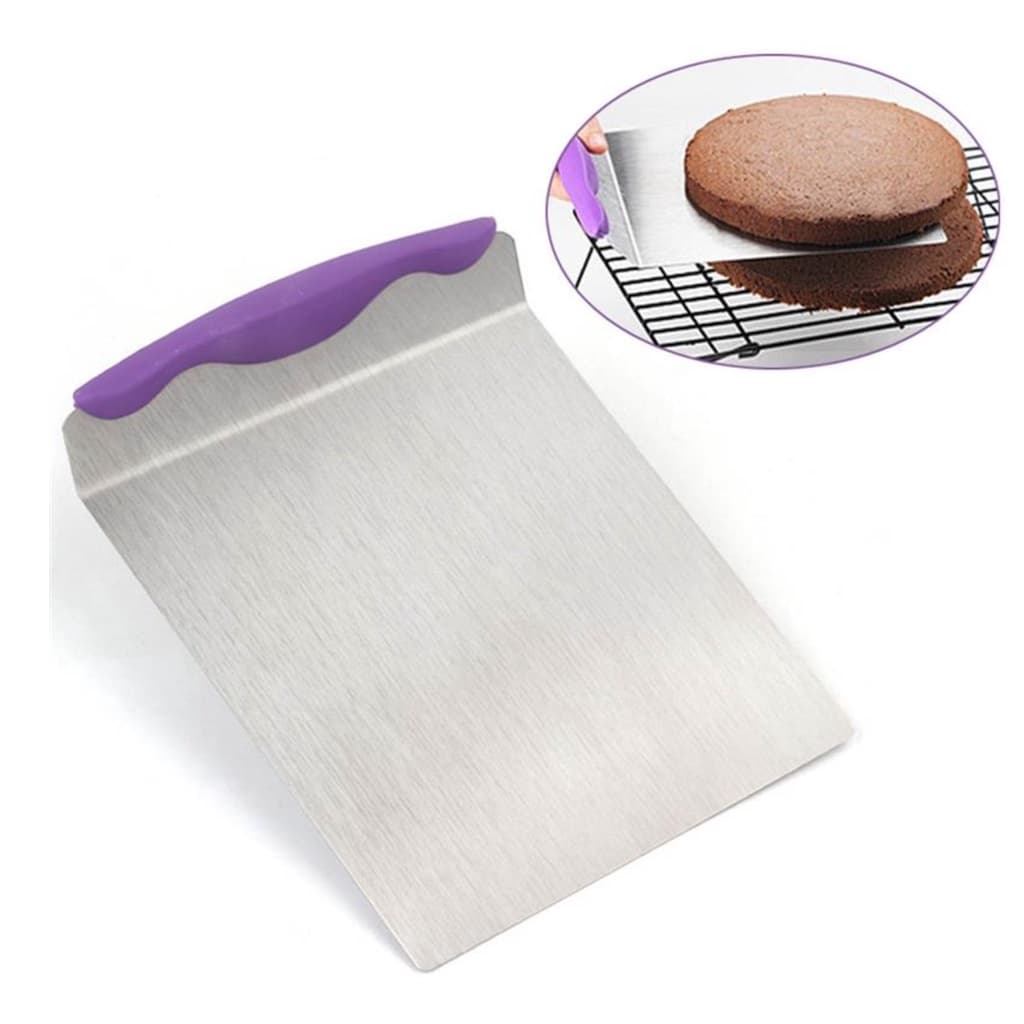 Espátula Salva Bolo Pá Placa Culinária Camadas Bolo Aço Inox