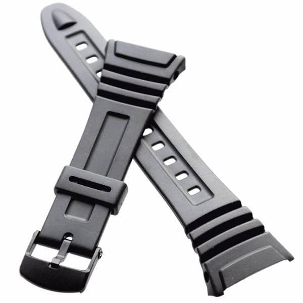 Pulseira Compatível Com W-96h Borracha Preto W-96 Digital