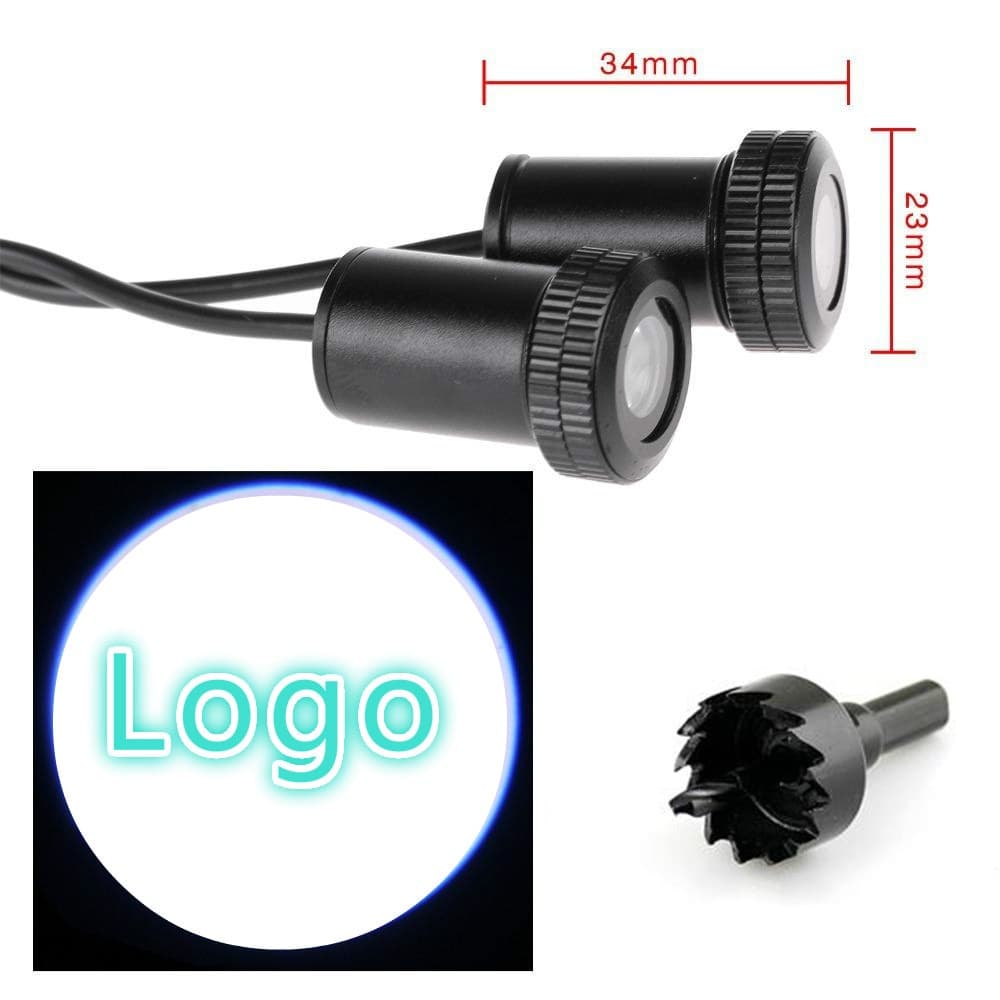 2pcs Porta Do Carro Luz De Boas-Vindas Projetor laser De Logotipo Da Fantasma Para mitsubishi Luzes chevrolet De
