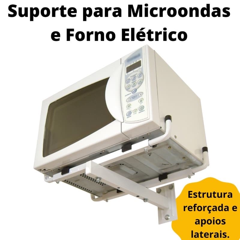 Suporte para microondas e forno elétrico