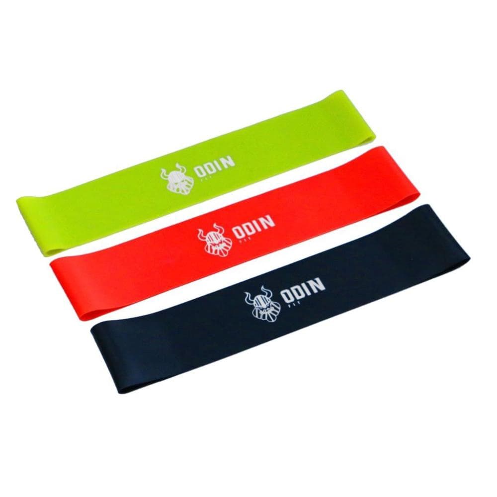 Kit Mini Bands Elástico Intensidade Leve Média Forte Odinfit