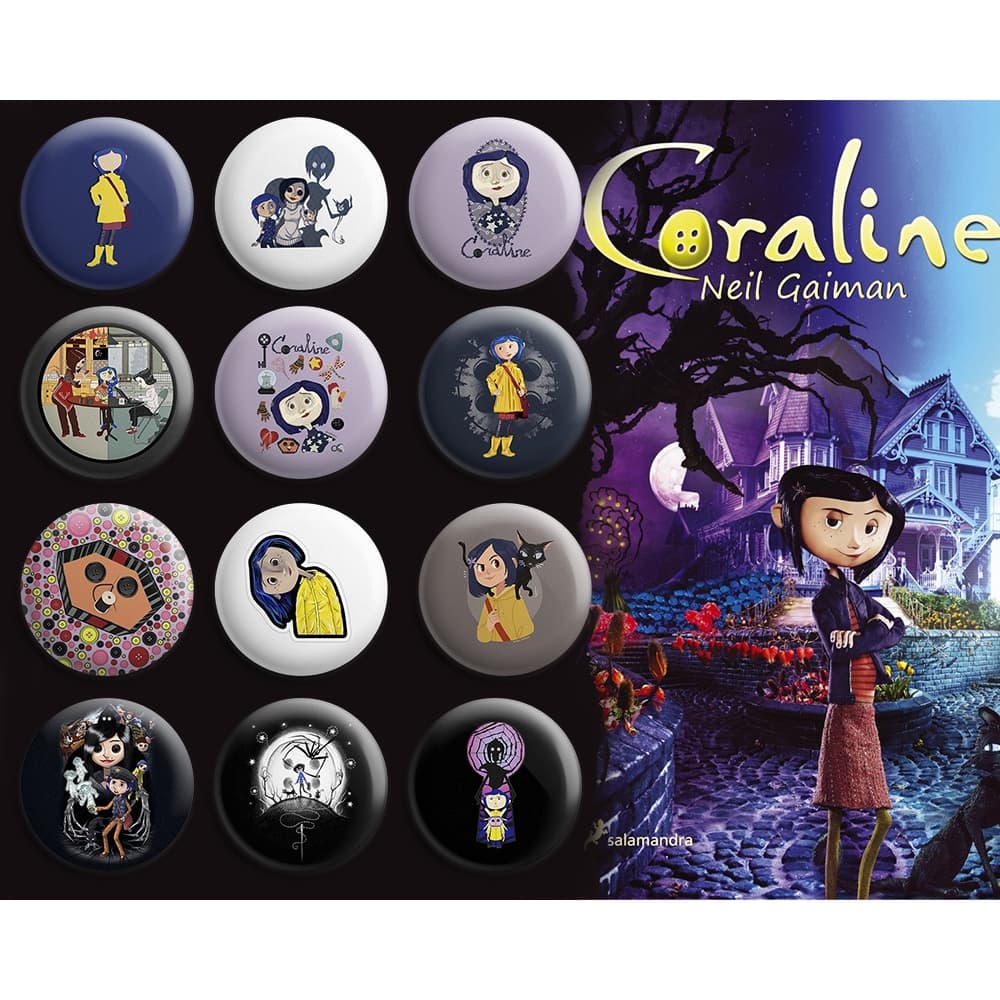 Botton Coraline - Botum / Boton / Broche (3,5cm & 4,5cm)