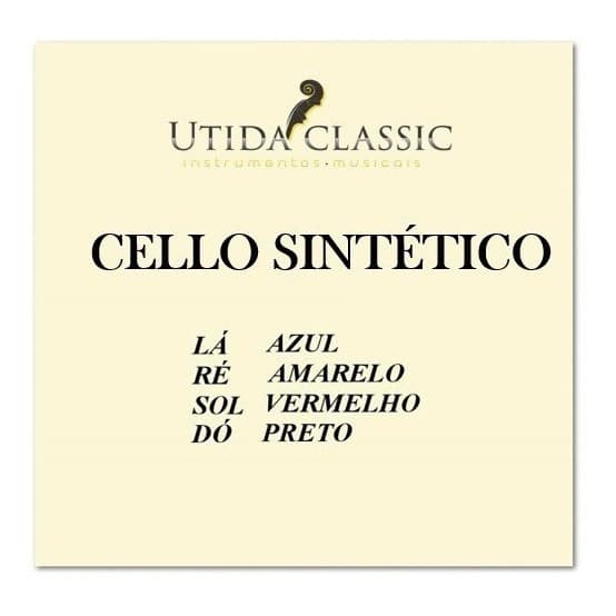 Encordoamento Mauro Calixto Sintético Violoncelo Cello 4/4