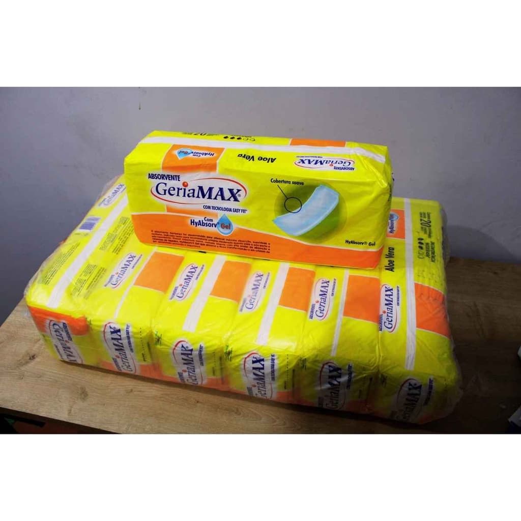 Kit 120 Absorventes Geriátrico Pós Parto Operatório Geriamax