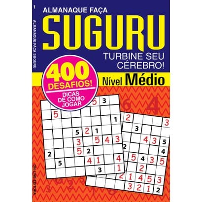 Almanaque Faça Suguru - Nível Médio