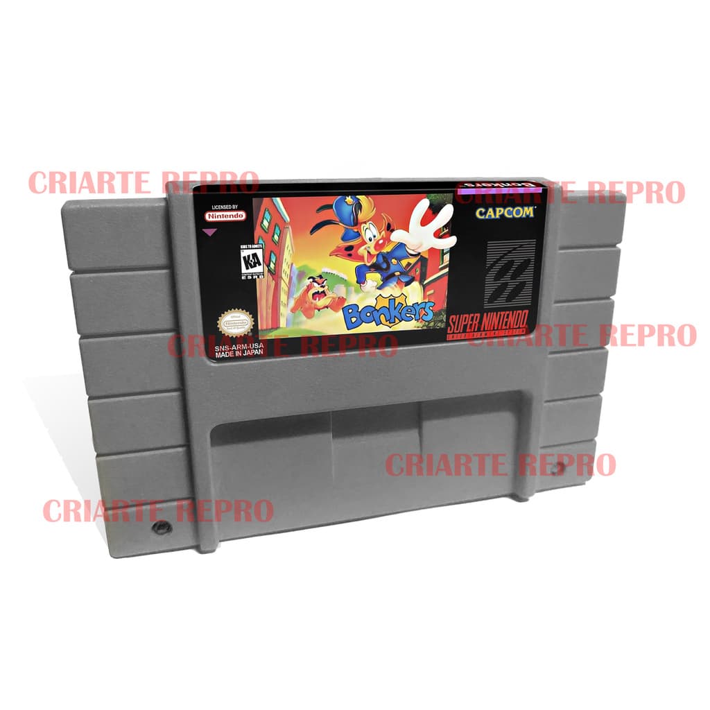Jogo Placa Nova de SNES Bonkers