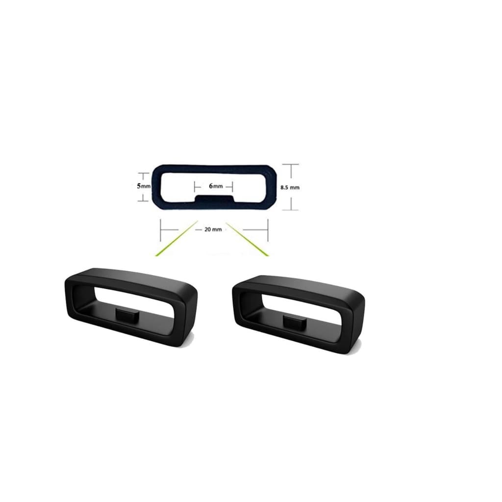 2x Fivela Anel Passador Compativel Com Garmin Vivoactive 3