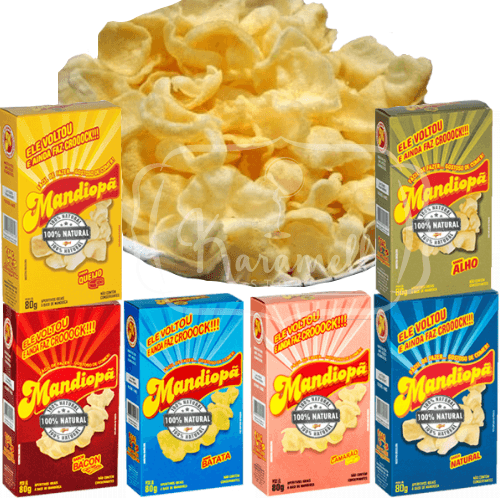 Salgadinhos Mandiopã Original - Kit 6 unidades * Melhores Sabores *