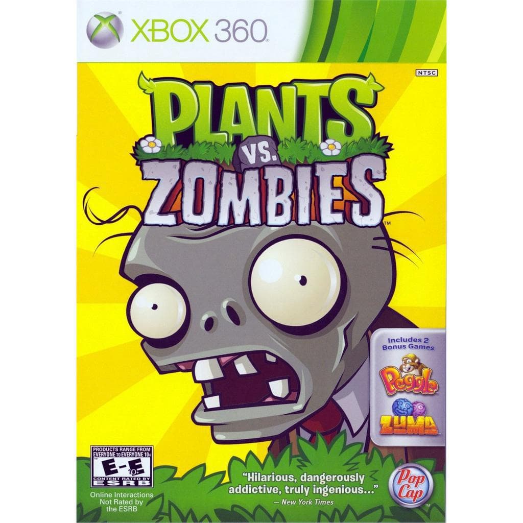 plants vs zombies midia fisica - xbox 360