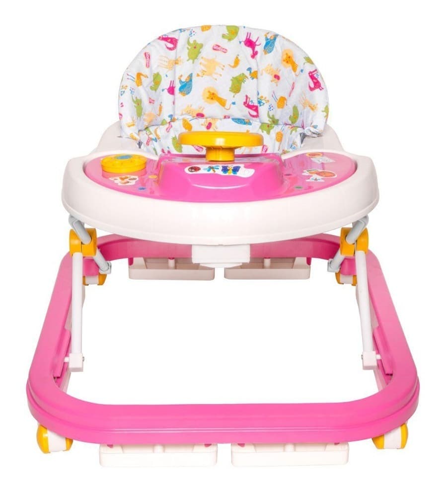 Andador Infantil Musical Sonoro Soft Way Styll Baby Rosa