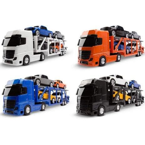 Caminhao Cegonheira Petroleum Com 4 Caminhonetes Roma 1470