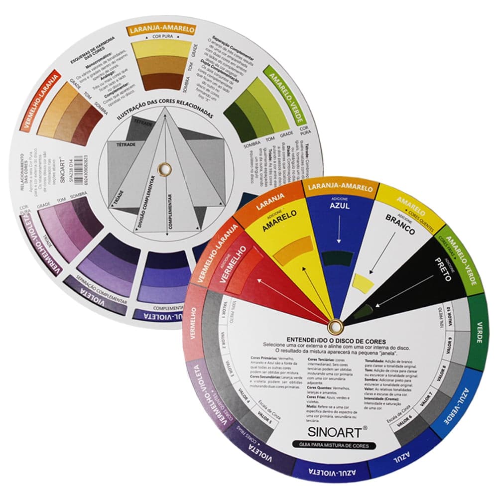 Circulo Cromatico Grande - 23cm - Sfa238d23
