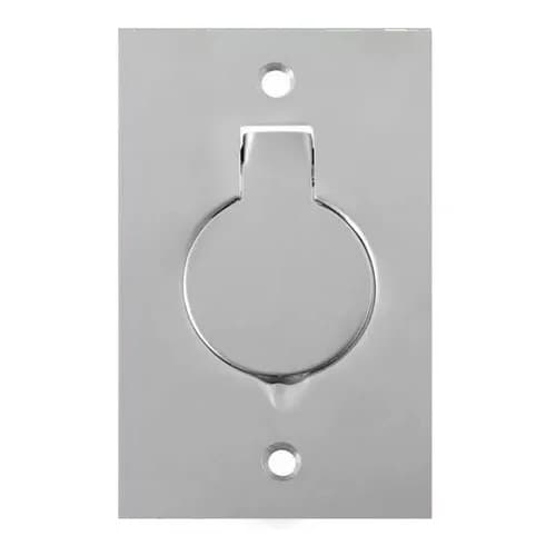 Placa De Piso 4x2 Aluminio 1 Tomada Redonda - Stamplac