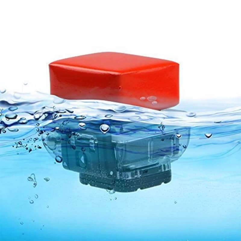 Floaty Bóia Flutuante p/ Câmera Esportiva Eken H9R sjcam 4k Sport Suporte Surf Proteção Mergulho