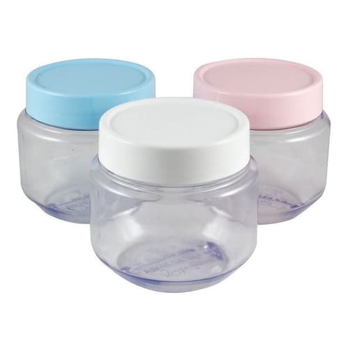 100 Pote Papinha Plástico 120 Gramas - Menor Preço !!