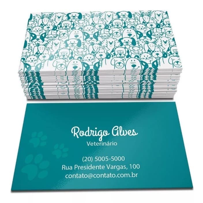 Cartão de Visitas - Uv Total Frente (Brilho) - (tempo LIMITADO)