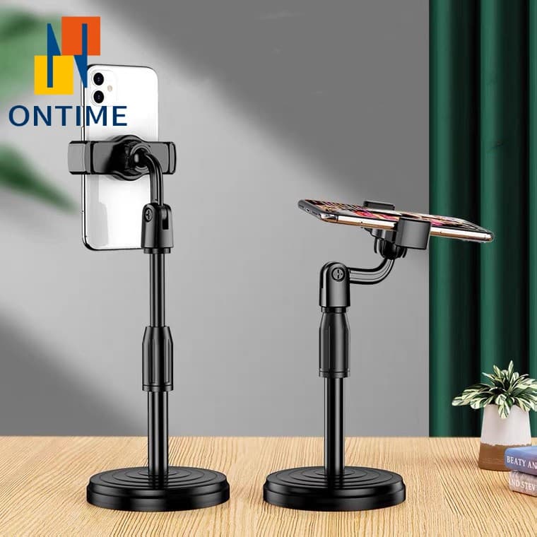 Suporte Tripé de Celular para mesa com regulagem de altura 360°