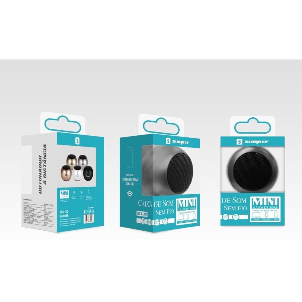 Mini Caixa De Som Bluetooth SUMEXR SYX-A2
