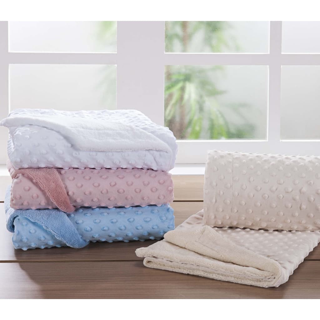 Cobertor Manta para Bebê Gigante Sweet 1,00m x1,50m Com Cabide