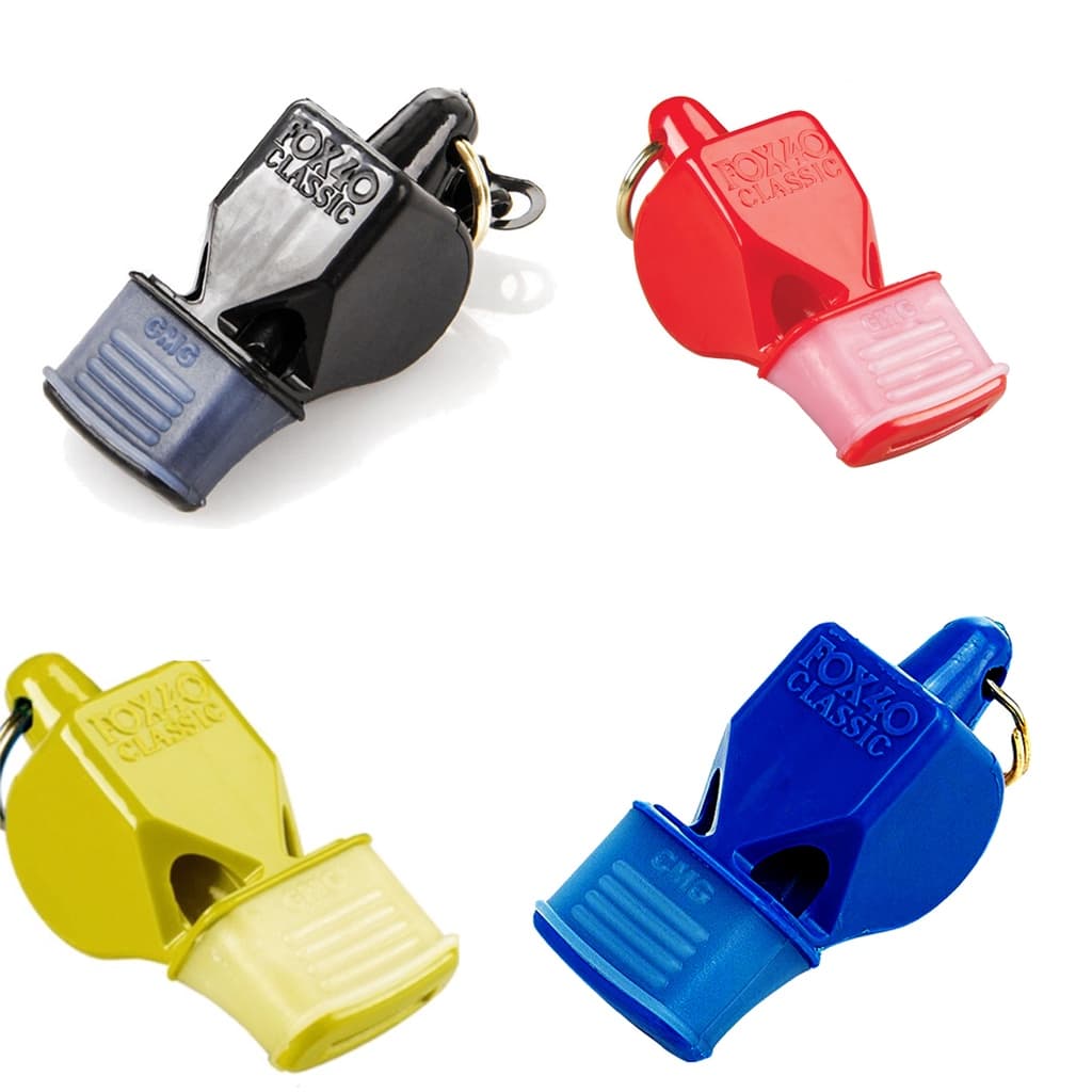 Apito Fox 40 Classic Oficial Original Profissional Completo Com Cordão e Protetor Bocal Futebol Juiz Arbitros