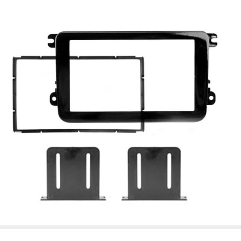 Moldura redutora - Suporte plástico Aplicação: - Nivus: 2020/... - Polo: 2018/... - Taos: 2021/... - T-cross: 2019/... - Virtus: 2018/...7.237 P
