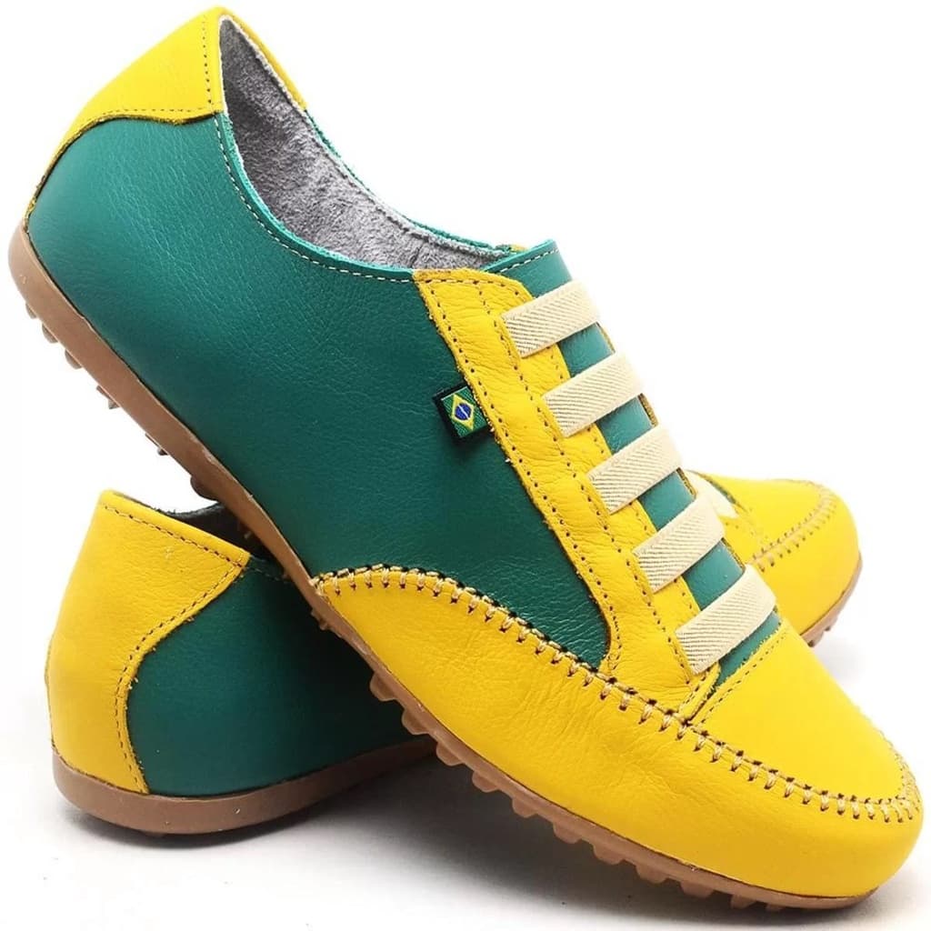 Tênis Sapatênis Brasil Patriota Copa Verde e Amarelo