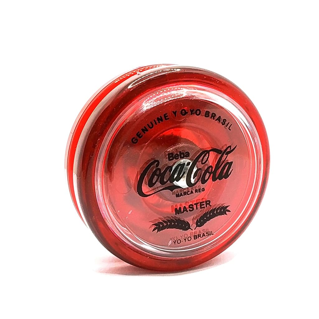 Yoyo (ioio.yoyo) Profissional Coca-Cola Tampa Translúcida Série Retrô YOYOBRASIL + 3 cordas de ioiô
