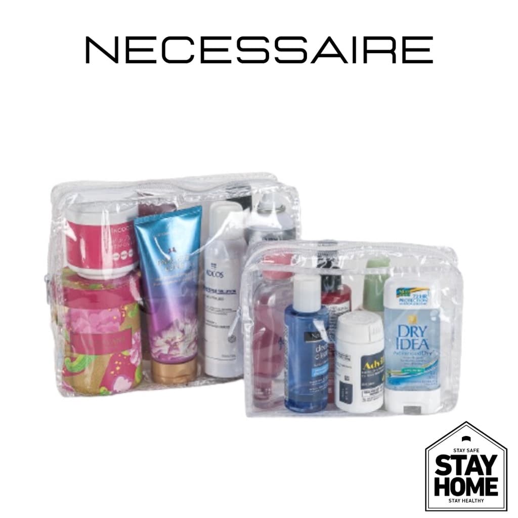 Necessaire para Viagem Transparente