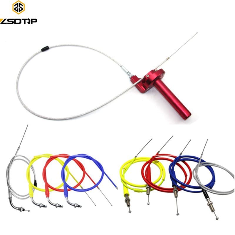 Universal Motos Brake Clutch Cabo Do Acelerador 110 Centímetros Em Linha Reta Cabeça Motocicleta Óleo Do Acelerador Cabo Para Pit Sujeira