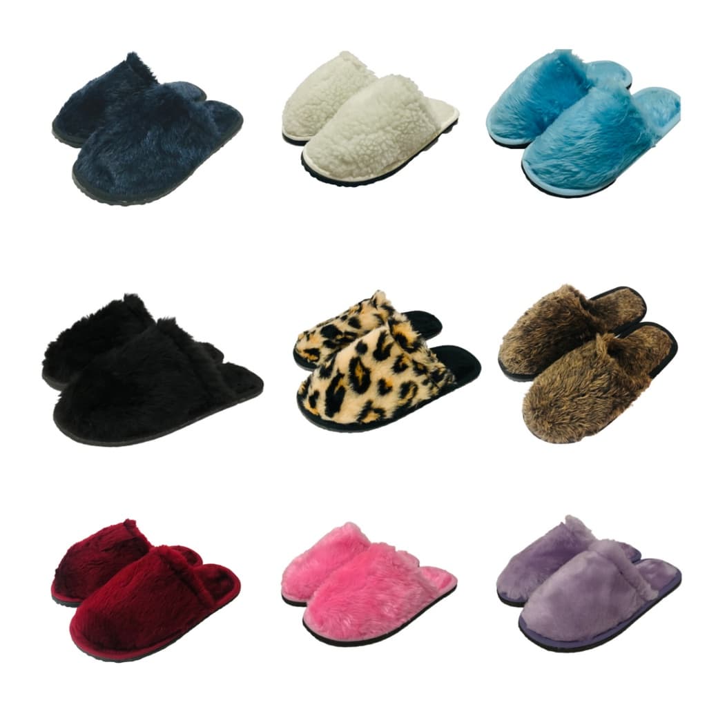 Pantufa Chinelo De Quarto Pelúcia Felpudo Adulto Feminino e Masculino Frio Inverno Várias Cores