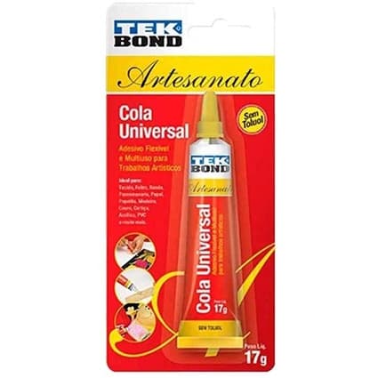 Cola Universal Tek Bond 17 gramas para Artesanato em geral