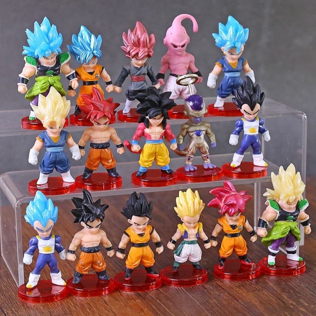 Action Figure Dragon Ball Z - 7cm - Diversos Modelos - Goku Freeza Gohan Broly