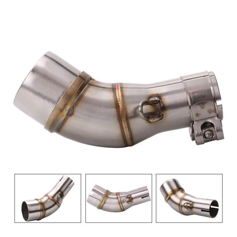 Escorregar No Tubo Médio Para YZF-R3 R25 MT03 De Escape Seção Intermediária Modificação De Motocicleta