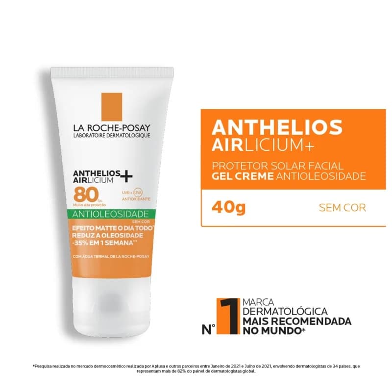 Protetor Anthelios Airlicium Antioleosidade Fps80 40g