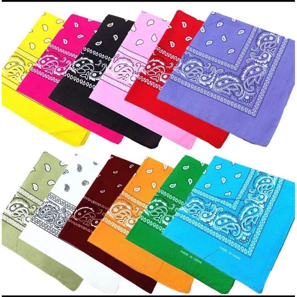 Bandana Faixa Lenço Cabelo Moda Rock Pop Varias Cores Promoção