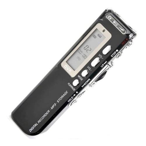 Gravador De Voz Digital Espião Grava Até 24 Dias Direto 8gb