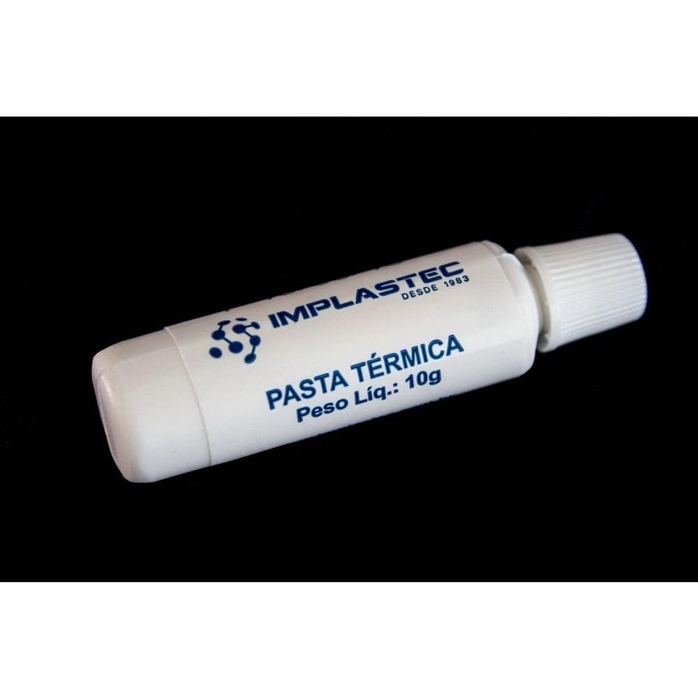 Pasta Térmica 10G de Silicone de alto peso molecular Branca - Bisnaga 10g = UTILIZADA EM termoresistências