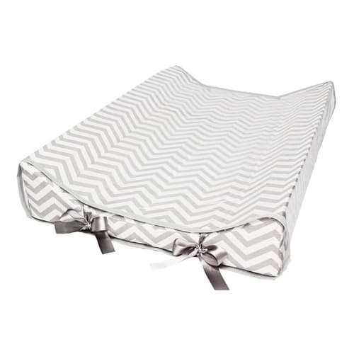 Trocador De Cômoda Americano Chevron Cinza Varias Cores